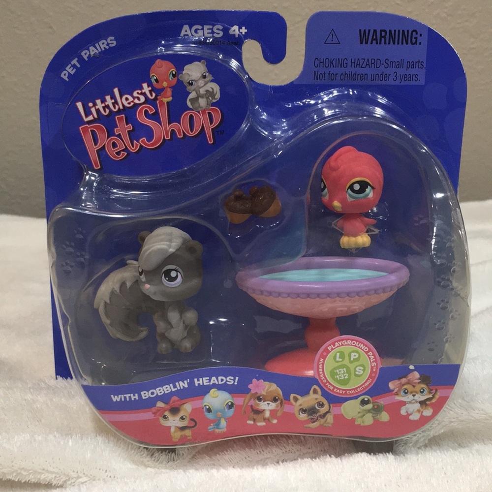 Littlest Pet Shop Squirrel Bird 131 132